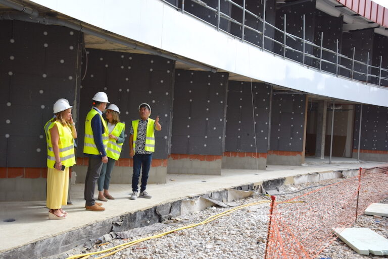 Visita a la construcción de la residencia de mayores en San Pedro del Pinatar