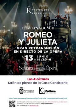 Cartel de la ópera Romeo y Julieta de Charles Gounod