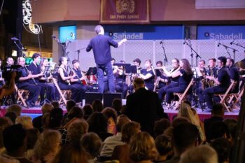 Concierto de la Unión Musical en las fiestas de San Pedro del Pinatar