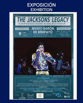 Cartel de la exposición The Jacksons Legacy en San Pedro del Pinatar