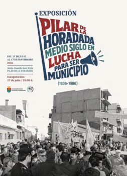 Cartel de la exposición sobre la historia de Pilar de la Horadada
