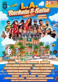 Cartel del L.A. Bachata & Salsa Summer Fest en Los Alcázares