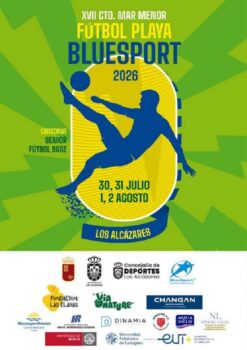 Cartel del XVII Campeonato Mar Menor de Fútbol Playa 2026