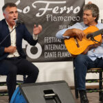 Artistas flamencos actuando en el Festival Internacional de Cante Flamenco de Lo Ferro