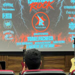 Presentación del festival Pacheco Rock con bandas locales en Torre Pacheco.