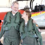El Rey Felipe VI y la Princesa Leonor en la Academia General del Aire