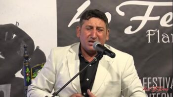 Cantante en el Festival Internacional de Cante Flamenco de Lo Ferro