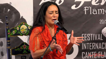 Cantante en el Festival Internacional de Cante Flamenco de Lo Ferro